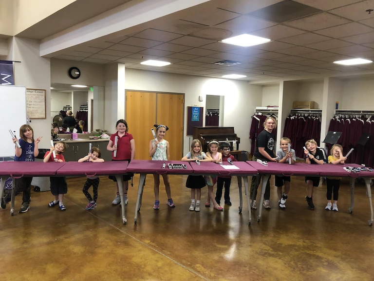 Youth Bells at La Casa de Cristo. Ringers