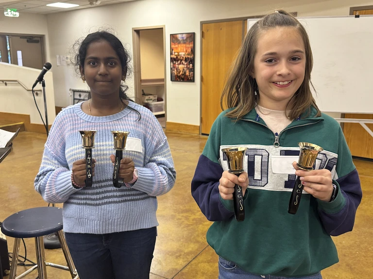 Youth Bells at La Casa de Cristo. Ringers