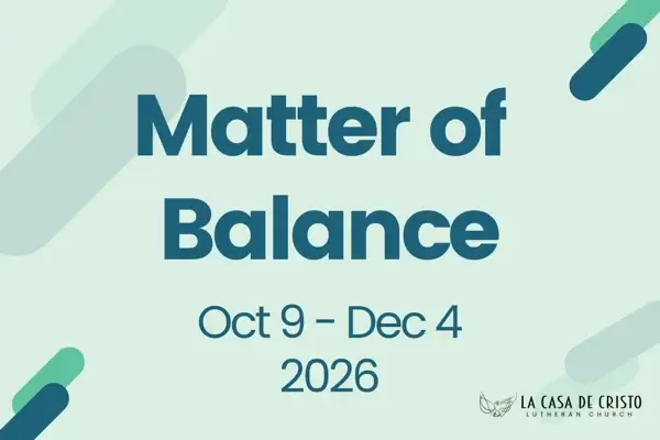 A Matter of Balance is specifically designed to reduce the fear of falling and improve activity levels
