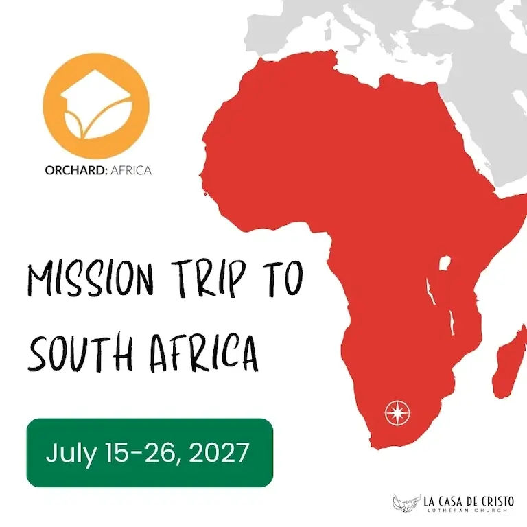 Join us on a Mission to South Africa on June 11 thru 22 of 2026 - Brochure